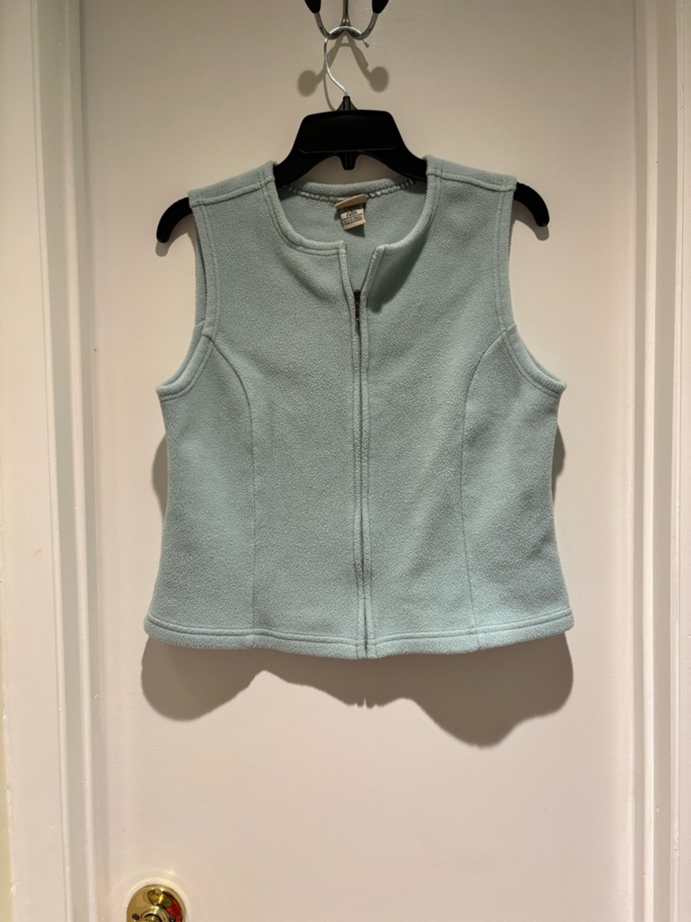 Vintage L.L.Bean Light Blue-Green Fleece Vest Size S
